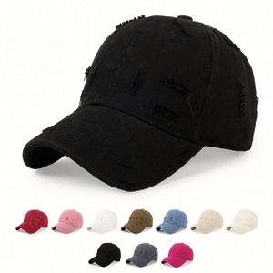Casquette de baseball unisexe en coton, effet usé, personnalisable, avec logo brodé et boucle réglable, vente en gros - Product Image 2