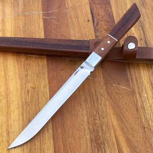 Couteau de combat de haute qualité, couteau de poche personnalisable, lame en acier inoxydable, fourreau en bois OEM, usage industriel, extérieur, bricolage, 1 an - Product Image 4