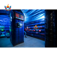 Arène IPS gonflable, arène de combat IPS commerciale avec tableau de scores numérique pour les jeux compétitifs, le team building et le divertissement