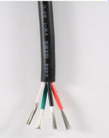 Cable Industrial de Cobre Estañado Trenzado Tipo 758 de 24 AWG, 300V, Resistente al Calor, Retardante de Llama, Aislamiento de PVC, Multifilar, Flexible