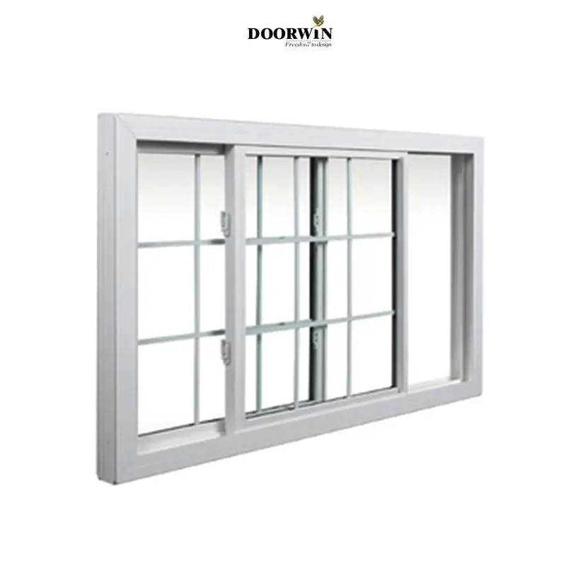Doorwin Modern House Aluminum Slide Windows Style of Window Grills Design for Sliding Window
