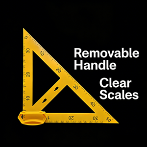 Juego de Regla, Compás y Transportador Magnético Triangular para Enseñanza de Matemáticas, para Uso del <span class=keywords><strong>Profesor</strong></span> - Product Image 2