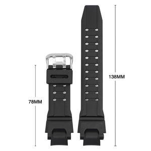 Pour <span class=keywords><strong>Casio</strong></span> GW-4000 GA-1000 GW-A1000 GWA1100 G1400 hommes sport caoutchouc TPU sangle sangle bande accessoires avec outils - Product Image 5