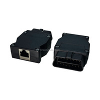 Connector Diagnostic Enet OBD2 16 Pin OBD Plug Rj45 Female to OBD2 Male for BMW