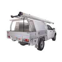 Boîte à outils pour camionnette en aluminium à 2 tiroirs, vente chaude, boîtes à tiroirs coulissants pour remorques de camions