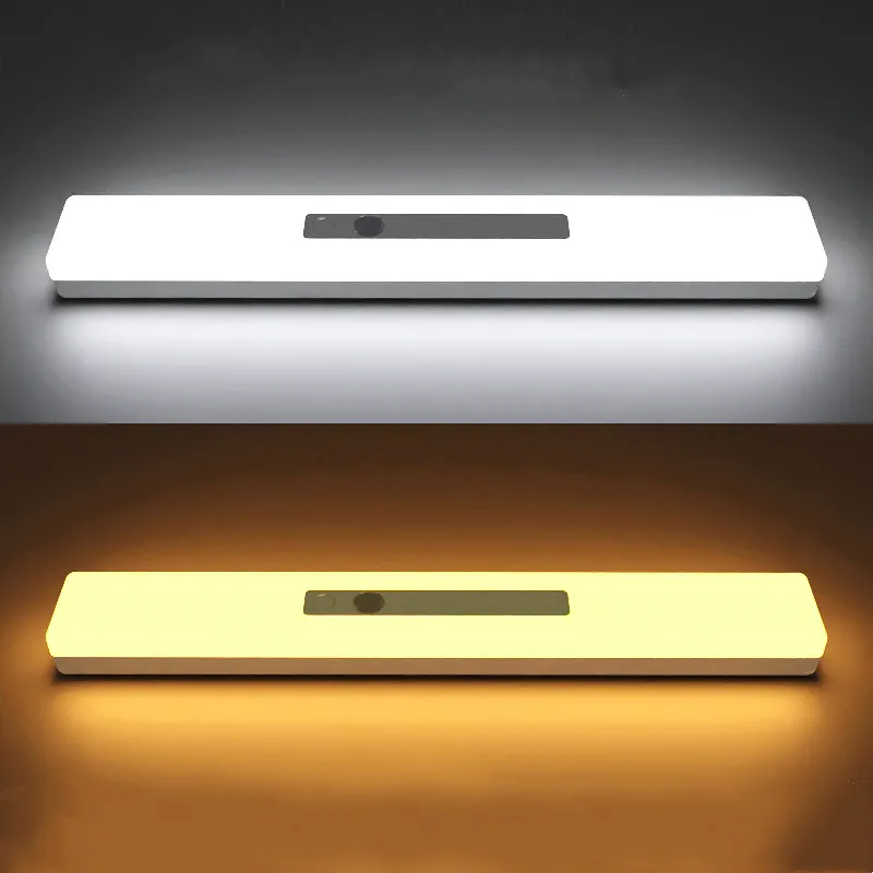 2022 New design 21cm/30cm motion sensor led under cabinet light wireless led closet light with ultra-long life battery 2600mah