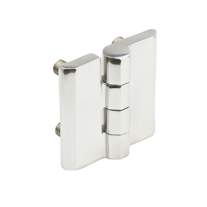 Charnière externe robuste en acier inoxydable 304 de style industriel pour porte de placard, angle d'ouverture 180°, épaisseur 8 mm, polie, facile à installer - Product Image 1