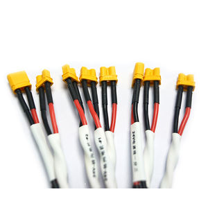 Кабельные сборки OEM на заказ с разъемами XT60H-F (гнездо) и коннекторами <span class=keywords><strong>XT60</strong></span>, с силиконовым кабелем 12AWG, для литиевых аккумуляторов - Product Image 4