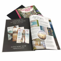 Vente d'usine de haute qualité à bas prix A4 Magazine livre personnalisé catalogue livret brochure impression