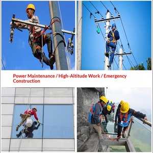Les fabricants fournissent des harnais de sécurité pour électriciens, à double protection, pour travaux en hauteur, spéciaux pour l'escalade et la prévention des chutes. - Product Image 4