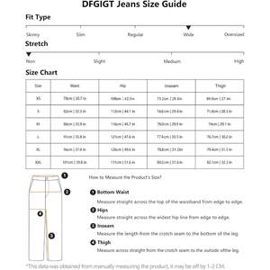 2025 hombres Y2K Hip Hop Baggy Jeans desgastados pantalones de mezclilla de pierna ancha Casual Loose Fit Streetwear pantalones Jinco Relaxed 2000S - Product Image 2