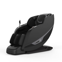 Fauteuil de massage électrique de luxe à rouleaux fixes, zéro gravité, chauffant, avec chargeur sans fil pour le bureau