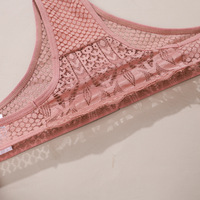 Culottes taille basse pour femmes, style européen et américain, sexy, ajourées, en dentelle personnalisée, lingerie transparente à bord festonné à la française
