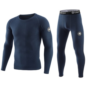 Ensemble de sous-vêtements thermiques pour sports de plein air DF ESDY 157, en polaire épaisse pour hommes, nouvelle collection respirante, vêtements d'hiver anti-froid - Product Image 2