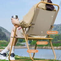 Chaise de plage pliable de bonne qualité pour se détendre en plein air, chaise de voyage, chaise de camping portable, chaises pliantes