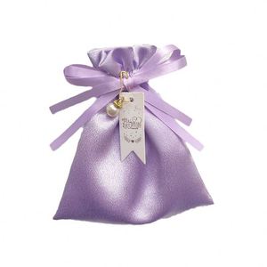 Custom Logo Elegant Silk Satin Shopping Bags Ribbon Handle Small Dust Pouch for Candy <b>Biscuit</b> Dust Eco-Friendly <b>Gift</b> Packaging - Product Image 5