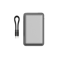 Nouvelle tendance, design portable OEM, batterie externe de 20000 mAh avec câble de charge amovible, charge rapide PD22.5 pour téléphones