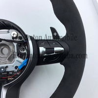 Volant de voiture en microsuède LED de qualité supérieure pour BMW Série 3, Série 5, M3, M5, M6, F10, F20, F30, F90