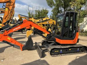 Excavatrice sur chenilles Hitachi ZX50U d'occasion de haute qualité, 5 tonnes, à vendre avec moteur et puissance de creusement élevée - Product Image 3