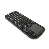 Mini Keyboard Nirkabel 2.4G Air Mouse Touchpad Laser untuk Gaming Kompatibel dengan Laptop Smart TV Ponsel Android Android Box