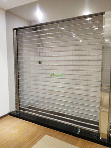Porte à enroulement automatique en polycarbonate transparent, porte à enroulement transparente - Product Image 4