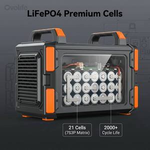 Generatore Solare Portatile OVO-T11 con Batteria LiFePO4 da 1200W 1008Wh, 19 Uscite e PD da 60W per Campeggio Multi-Dispositivo - Product Image 2