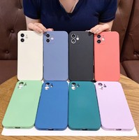 8 couleurs étui en silicone liquide doublure en velours pour iPhone 6 16 série 360 Protection complète étuis pour téléphone portable Promotion prix bon marché