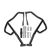 Kit de protection de moteur de moto en acier au carbone, barre anti-chute, pare-chocs supérieur et inférieur avant pour moto Honda Street