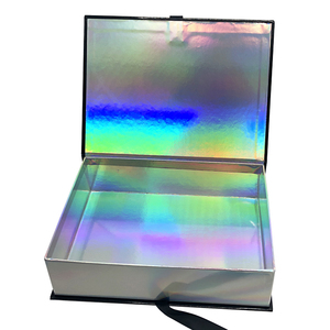 Tùy Chỉnh Sang Trọng Long Lanh Laser Tông Bao Bì Hộp Holographic <span class=keywords><strong>S</strong></span>áng Bóng Gấp Từ Giáng Sinh Hộp Quà Tặng - Product Image 6