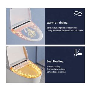 Asiento de inodoro inteligente con tapa de apertura/cierre automático, bidé calefactado y asiento de inodoro automático - Product Image 5