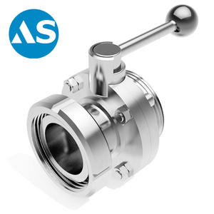 SS304/SS316L Sanitary Stainless Steel Pull Handle Clamped Butterfly <strong>Valve</strong> - Product Image 4