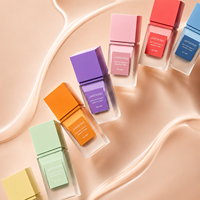 Botol Kemasan Pompa Krim Foundation Cair 30ml Kosmetik Kaca Kosong Bentuk Persegi Kustom Mewah