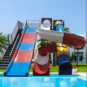 Toboggan aquatique en fibre de verre certifié CE pour parc aquatique extérieur, <span class=keywords><strong>piscine</strong></span> - Product Image 6