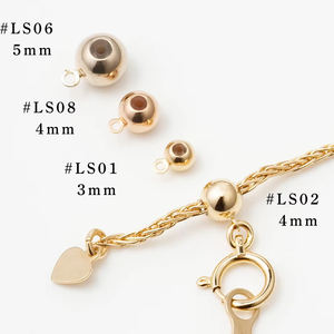 สร้อยคอทอง 14K คุณภาพสูง อุปกรณ์ทำเครื่องประดับ สไตล์มินิมอล โมเดิร์น ลูกปัด น้ำหนักเบา - Product Image 1