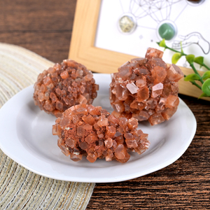 Wholesale Natural Gem Crystal Cluster Crystal Mineral Specimen <b>Red</b> Calcite Raw Aragonite - Product Image 1