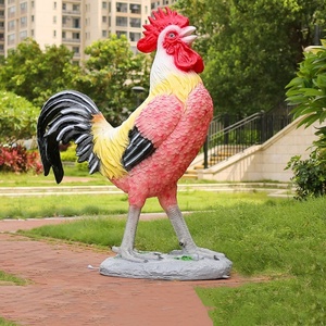 Escultura de <span class=keywords><strong>Gallo</strong></span> de Tamaño Real, Estilo Moderno, para Decoración de Jardín y Exteriores - Product Image 4