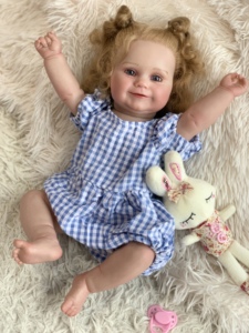 Muñeca Bebé Reborn de Silicona Realista para Niñas, Modelo <span class=keywords><strong>Minnie</strong></span> <span class=keywords><strong>Mouse</strong></span>, Negra Africana, de Juguete - Product Image 6