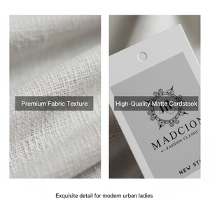 Custom Eco Friendly Clothing Swing Tag Clothes Label Garment Hangtags Design Custom line Hang Tags - Product Image 3