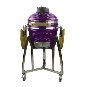 Auplex Parrilas Asador De Carbon Kamado BBQ Joe 16 pouces <span class=keywords><strong>Barbecue</strong></span> au charbon de bois de qualité supérieure pour l'extérieur - Product Image 5