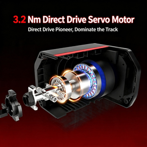 Volant de course de jeu à entraînement direct <span class=keywords><strong>PXN</strong></span> <span class=keywords><strong>V10</strong></span> Pro avec moteur servo 3,2 Nm, pédales et levier de vitesses pour Xbox, PS4, PS5, PC - Product Image 3