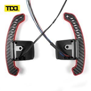 แป้นเปลี่ยนเกียร์ TDD LED แม่เหล็กคาร์บอนไฟเบอร์ สำหรับพวงมาลัย Chevrolet Camaro SS Corvette C7 - Product Image 1