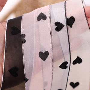 WEGOODZF Super Wide Satin Shoe Laces 3,8 CM Flat Gradient Heart Patterned Women Shoestrings Par <span class=keywords><strong>de</strong></span> cintas <span class=keywords><strong>de</strong></span> satén sedoso - Product Image 1