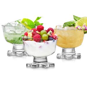 Ciotola di fiori da 8 once ciotola di vetro per gelato gelato bicchieri tazze da Dessert - Product Image 1