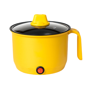 Marmite électrique légère 1,8 L pour 1 à 2 personnes, contrôle de la température réglable, revêtement antiadhésif en acier inoxydable, 2 en 1, hôtel - Product Image 1