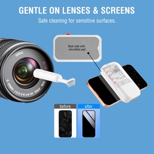 ชุดเครื่องมือทำความสะอาดอเนกประสงค์ 14-in-1 พร้อมแปรงไมโครไฟเบอร์และ<span class=keywords><strong>ส</strong></span>เปรย์สำหรับหน้า<span class=keywords><strong>จ</strong></span>อโทรศัพท์ แล็ปท็อป iPad คีย์บอร์ด หูฟังบลูทูธ - Product Image 6