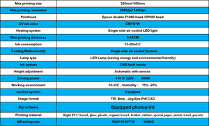 A3 stampante UV Flatbed Flatbed UV ceramica stampante digitale Multi-funzione macchina da stampa di vendita a prezzo ragionevole - Product Image 4