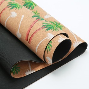 Tapete de <span class=keywords><strong>Yoga</strong></span> Antideslizante de Corcho y Caucho Natural para Gimnasio y Deportes, Tapete de <span class=keywords><strong>Yoga</strong></span> de Corcho con Impresión Digital, Ideal para <span class=keywords><strong>Yoga</strong></span> Caliente y <span class=keywords><strong>Bikram</strong></span> - Product Image 3