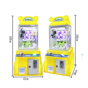 Macchina a Gru Commerciale Orsetto Acchiappa-Bambole per Sala Giochi a Gettoni Piccoli Peluche Giocattoli per Bambini Mini Pesca Verticale - Product Image 4