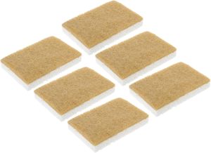 Éponge à vaisselle en luffa, en pulpe de bois, en coton, organique, naturelle, compostable, écologique, 100% biodégradable - Product Image 4