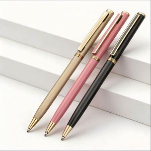 Promote Luxury Metal Ballpoint <b>Pen</b> Wholesale High Quality Slim Signature <b>Pen</b> with Custom logo Suitable for Corporate Event Gifts - Product Image 4